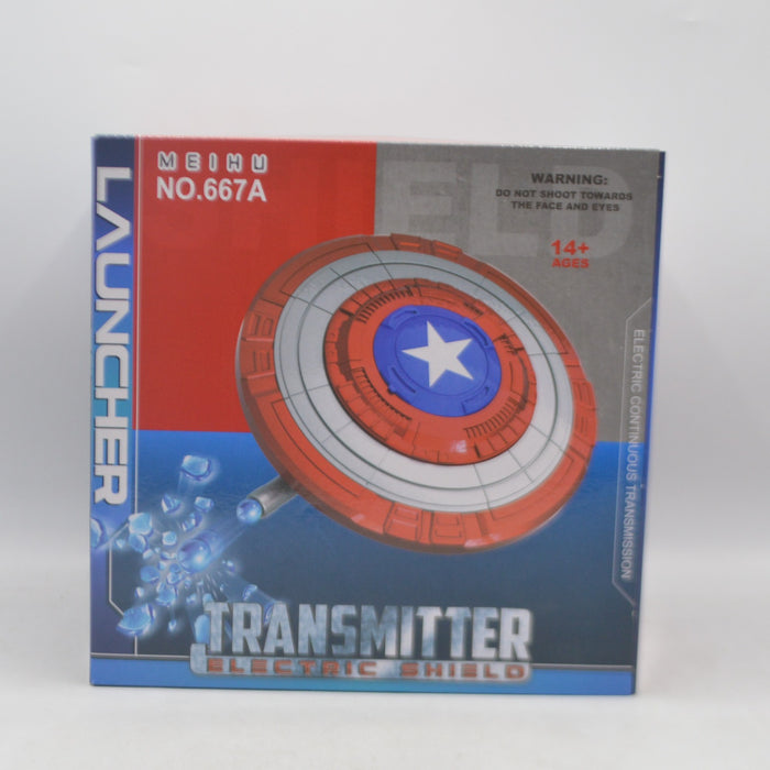 2 in 1 Captain America Theme Water Bullets Gun