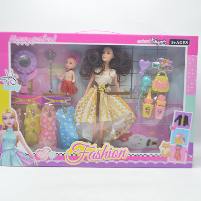 Happy Partner Fashion Doll Set with Accessories