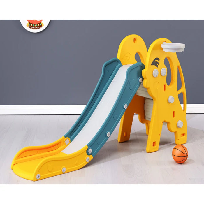 Dolphin Slide With Basketball Hoop