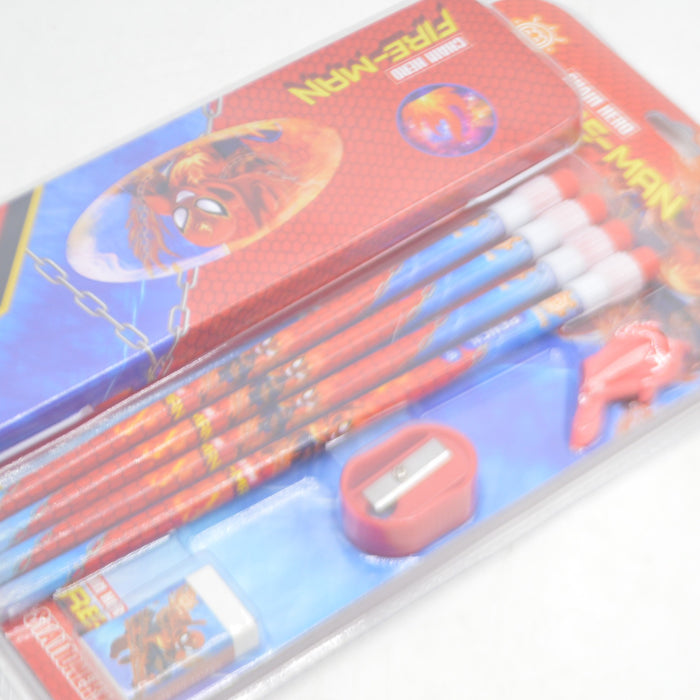 Fire Man Theme Stationery Set