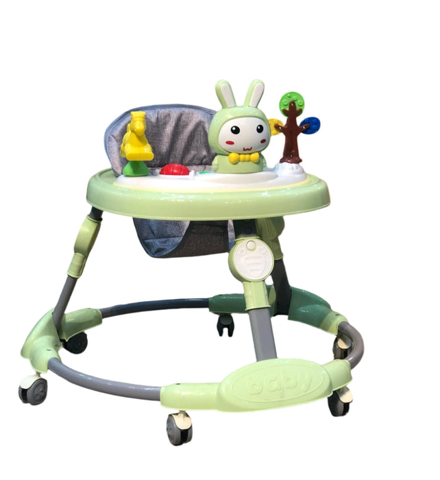 Green Bunny Shape Baby Walker