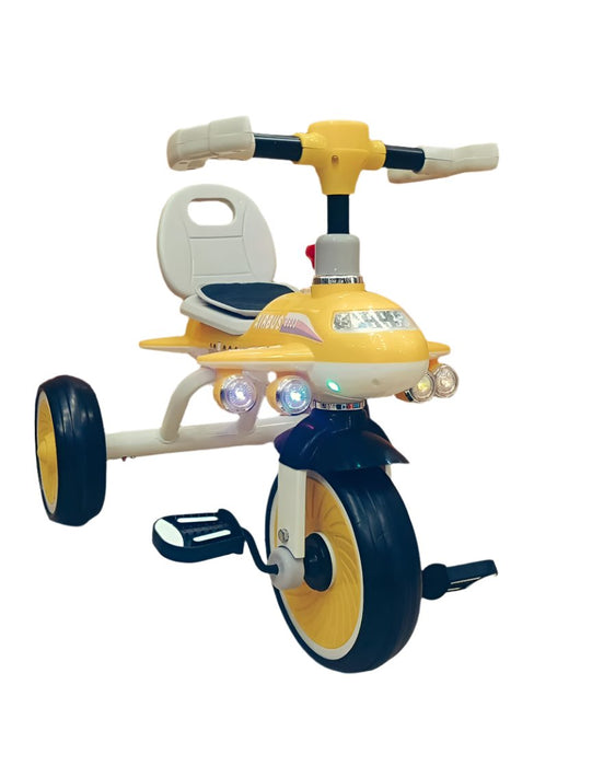 Airplane Shape Tricycle with Light & Sound