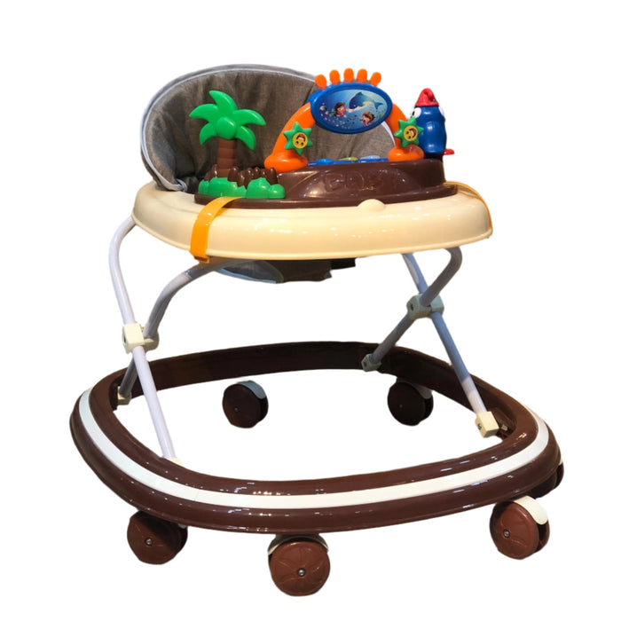 Dolphin Theme Musical Baby Walker