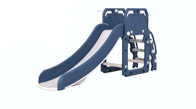 Imported Kids Slide with Basket Ball Stand