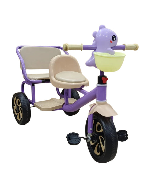 Dinosaur Theme Tricycle for Two Kids