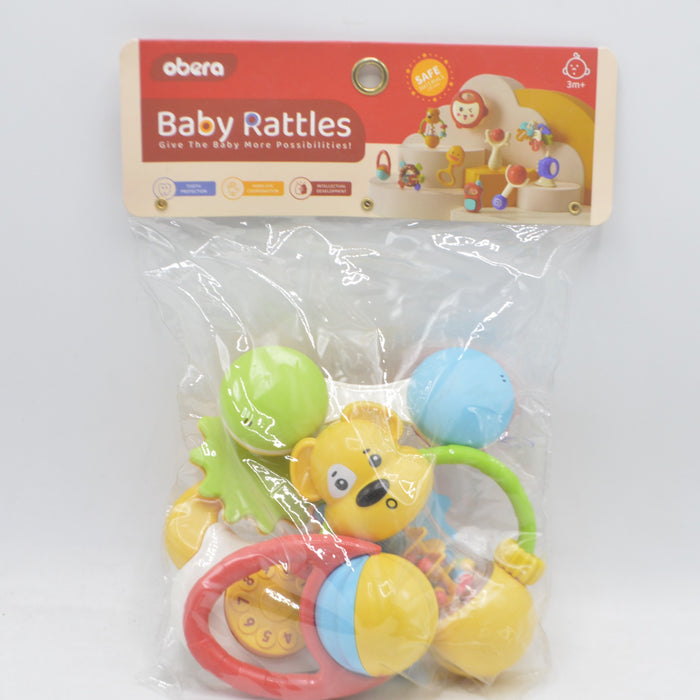 Teddy Shape Baby Rattles