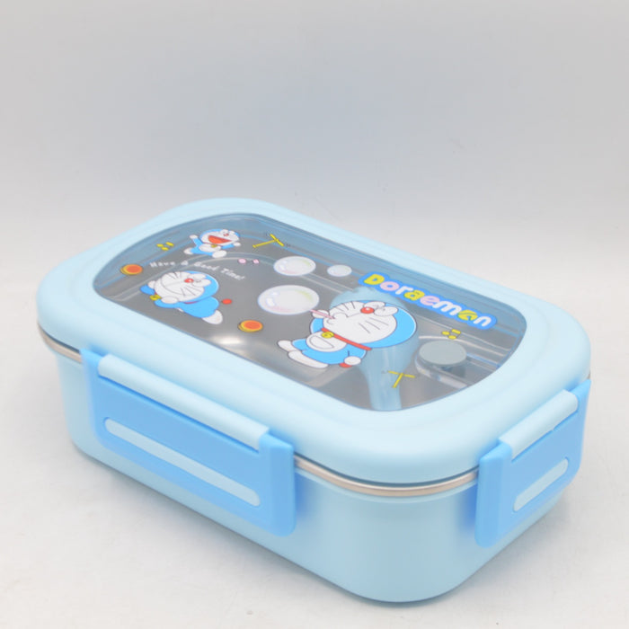 Doraemon Theme Lunch Box with Spoon