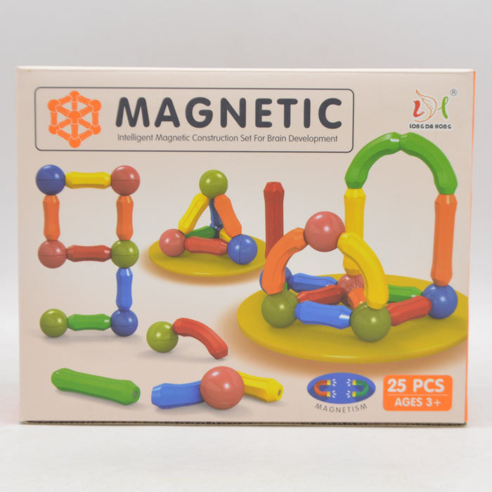 Magnetic Building Blocks Set 25 Piece