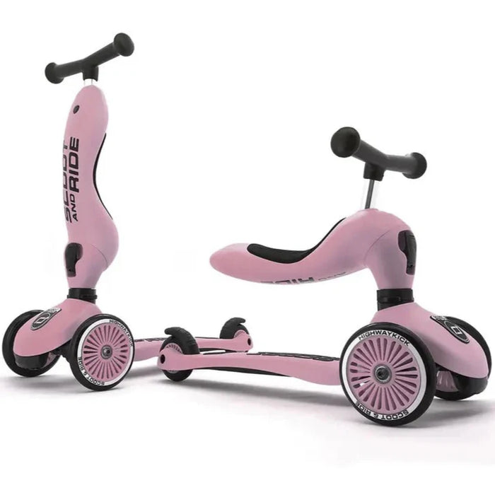 2-in-1 Kids Ride On & Stand Scootie