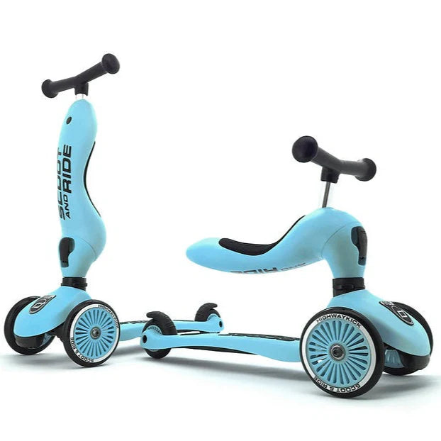 2-in-1 Kids Ride On & Stand Scootie