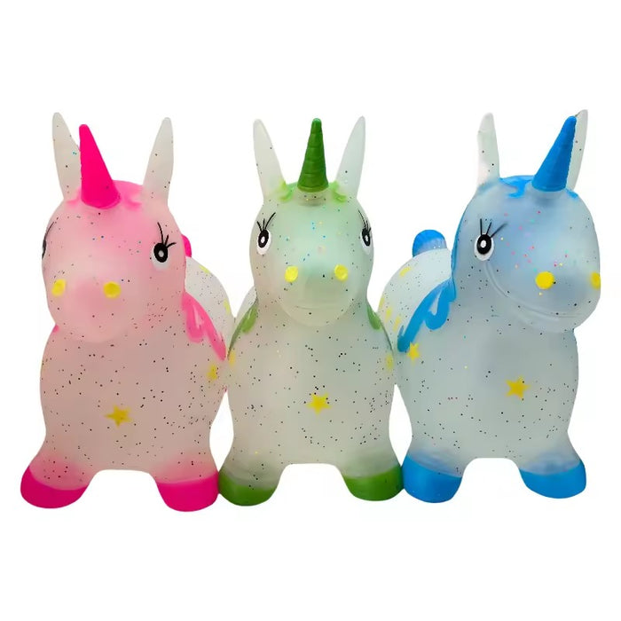 Cute Unicorn Jumping Ride