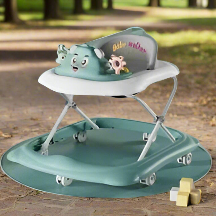 Cute Cartoon Foldable Musical Baby Walker