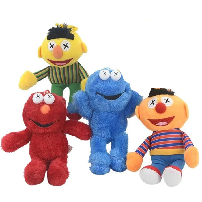 Sesame Street Plush Cartoon Keychains