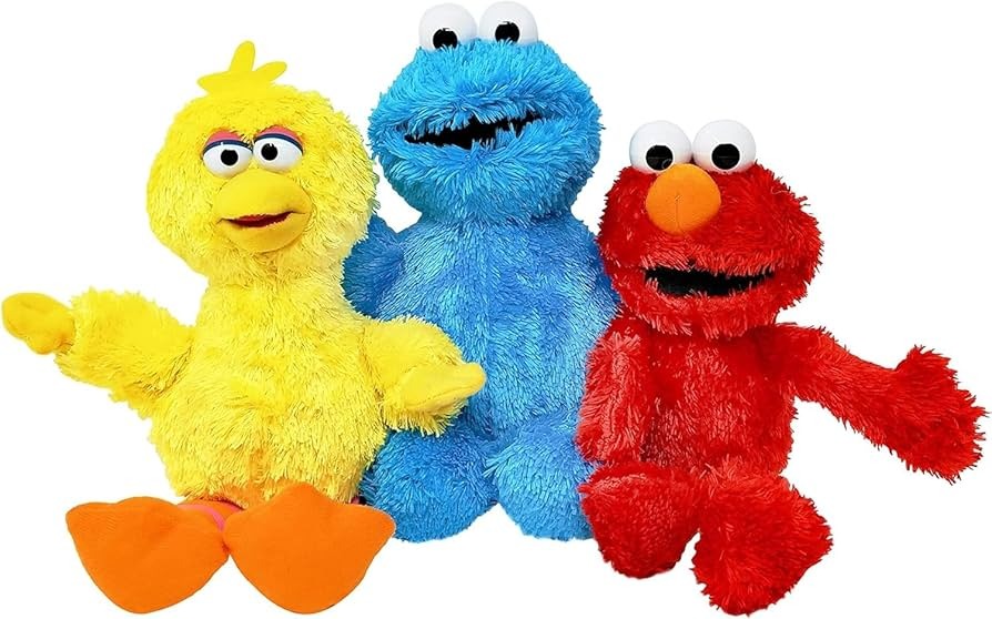 Sesame Street Plush Cartoon Keychains