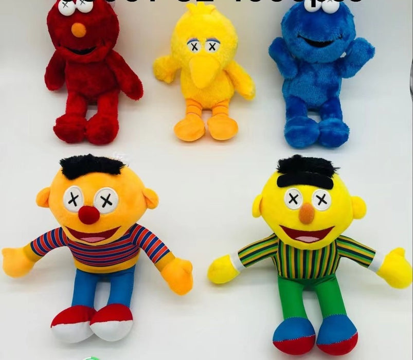 Sesame Street Plush Cartoon Keychains