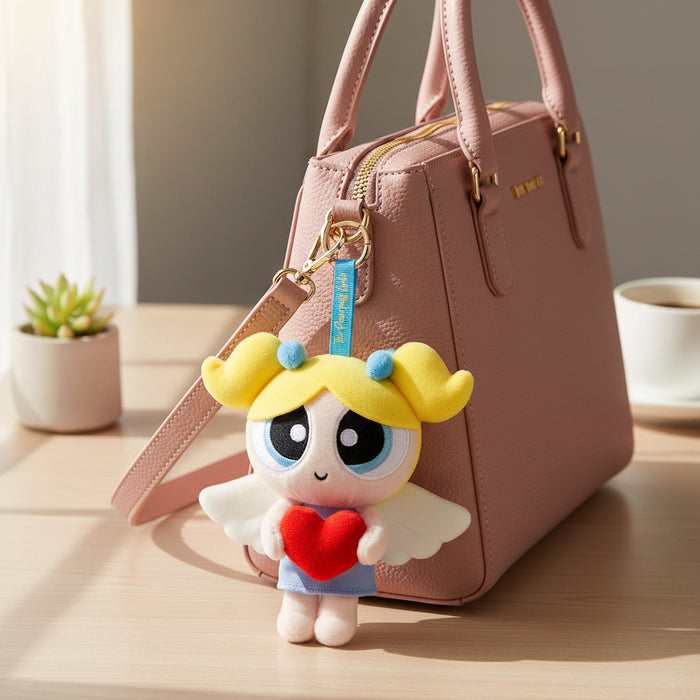 Power puff Girls plush keychains