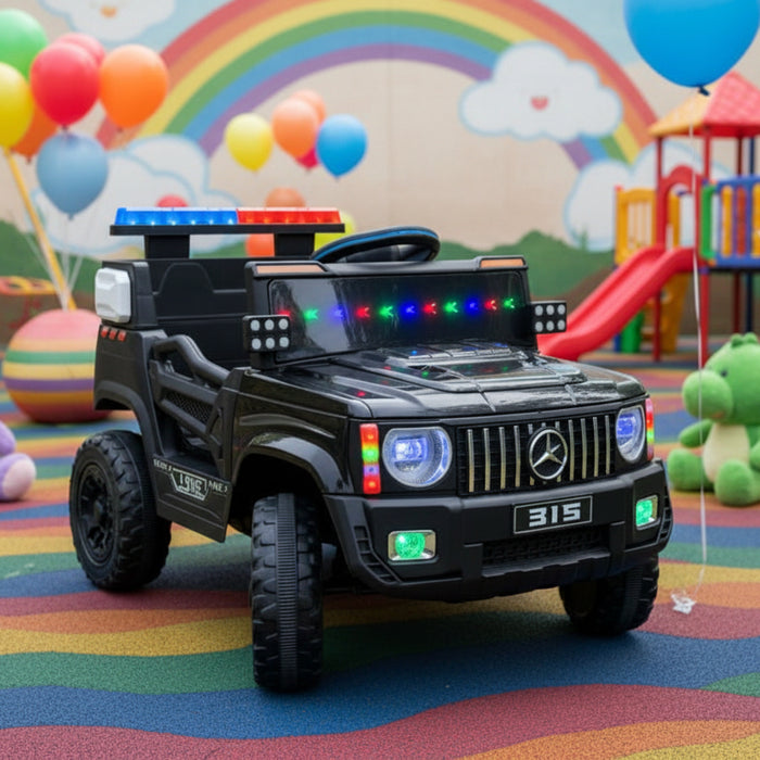 Ride on Police Mercedes Jeep LED Lights