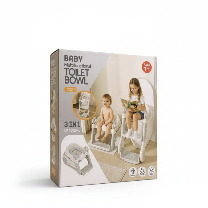 3-in-1 Multi-Functional Baby Toilet Bowl