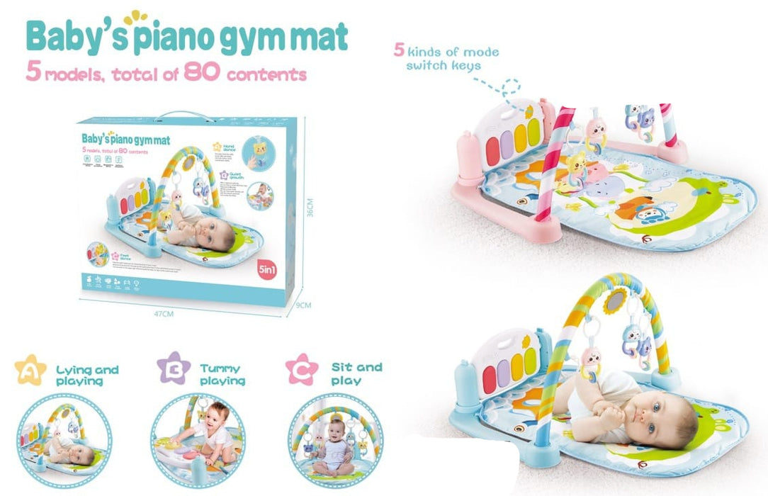 5-in-1 Baby Play Mat Piano