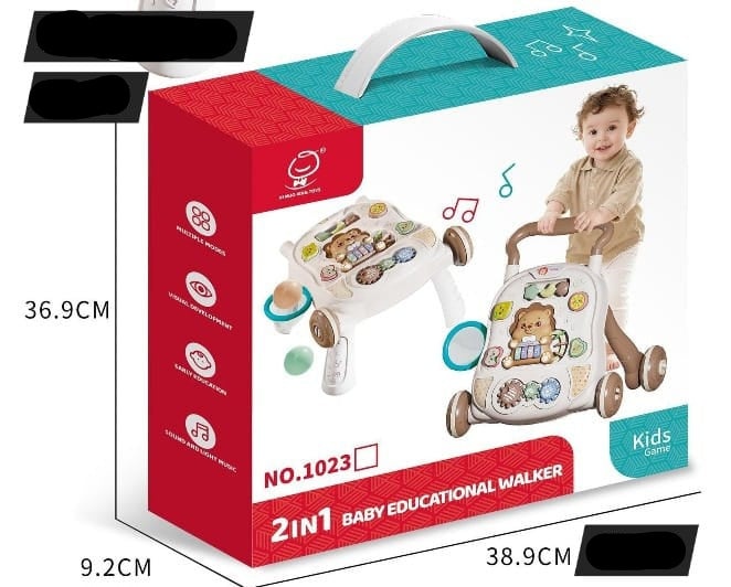 2-in-1 Baby Educatioanl Walker