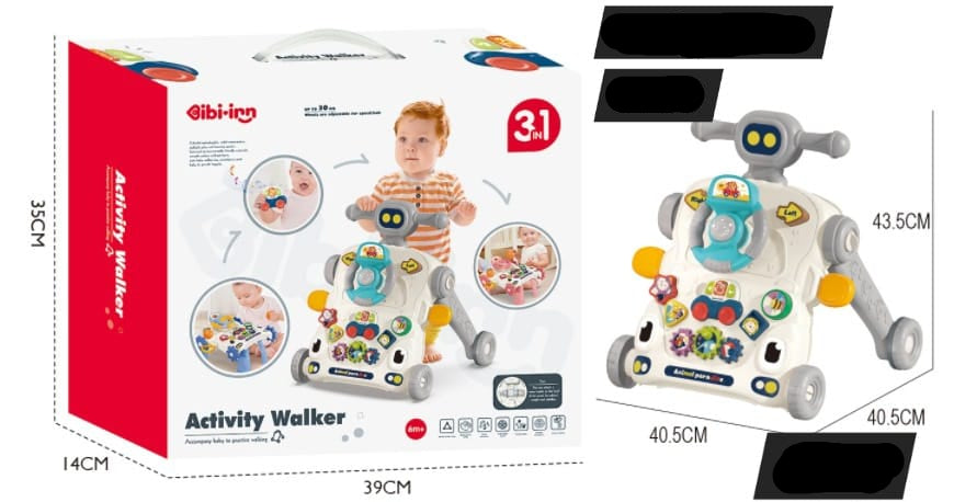 3-in-1 Baby Activity Walker Trainer