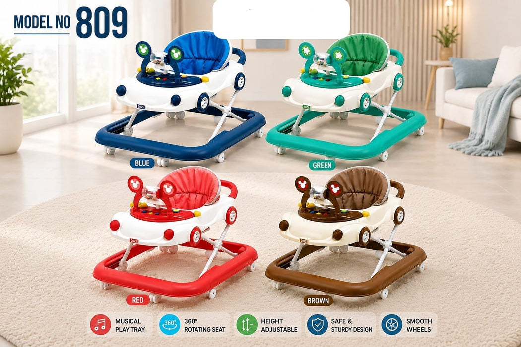 Musical Play Tray Baby Walker