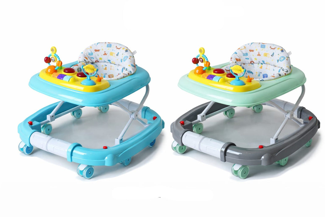 2-in-1 Activity Baby Walker & Rocker