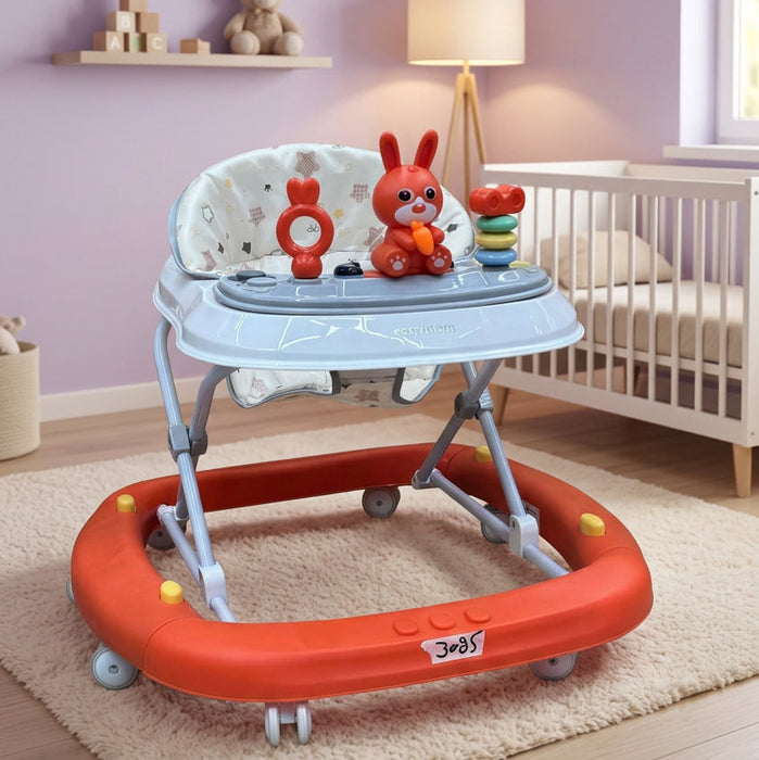2-in-1 Carrot Rabbit Baby Walker