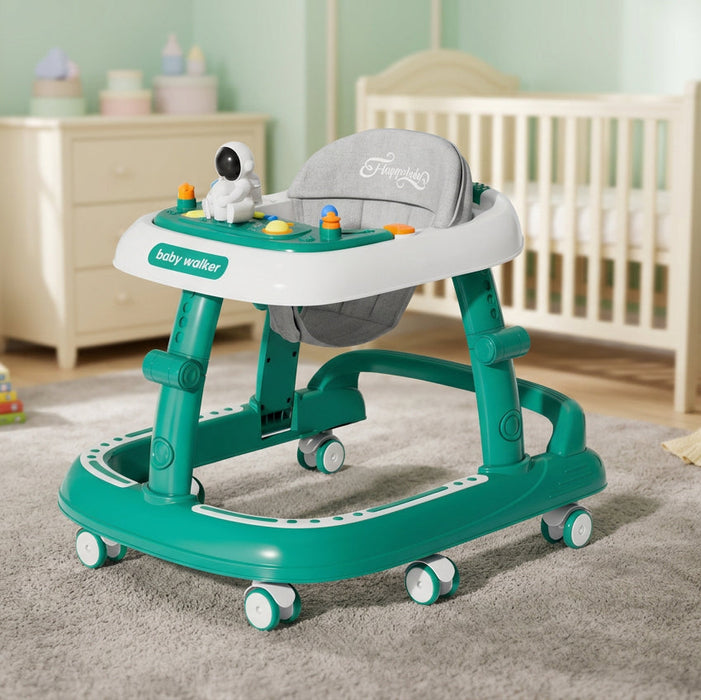Space Robot Theme Musical Baby Walker