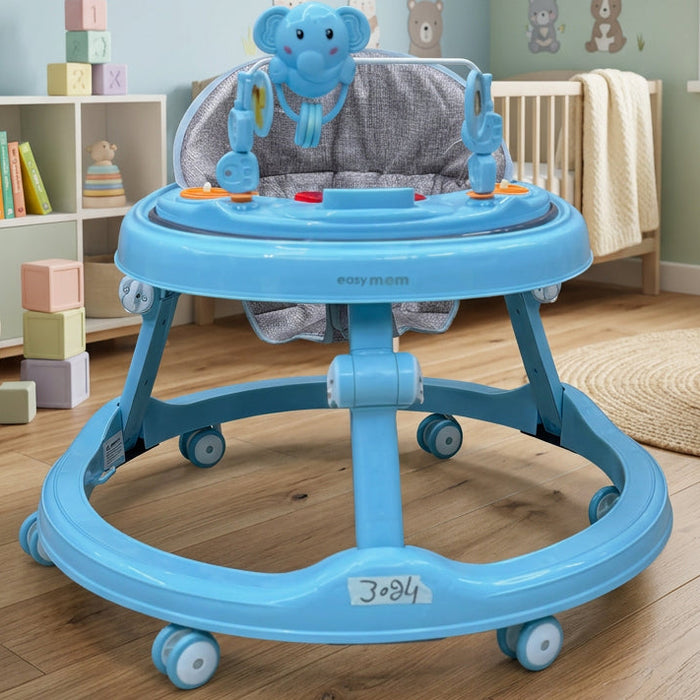 Easy Mom Elephant Theme Design Toy Bar Walker