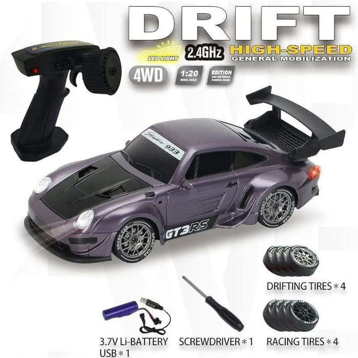 RC Porsche GT3 Drift Car with Lights