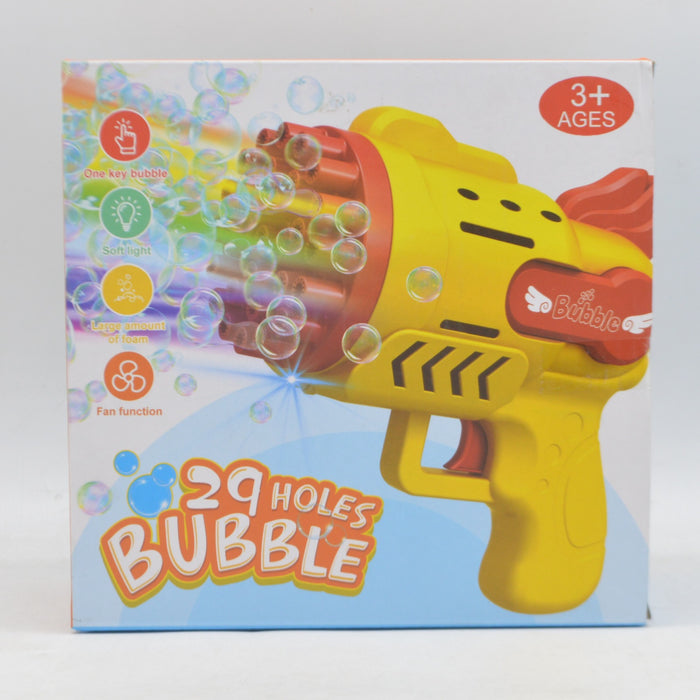 29 Holes Bubble Gun with Lights