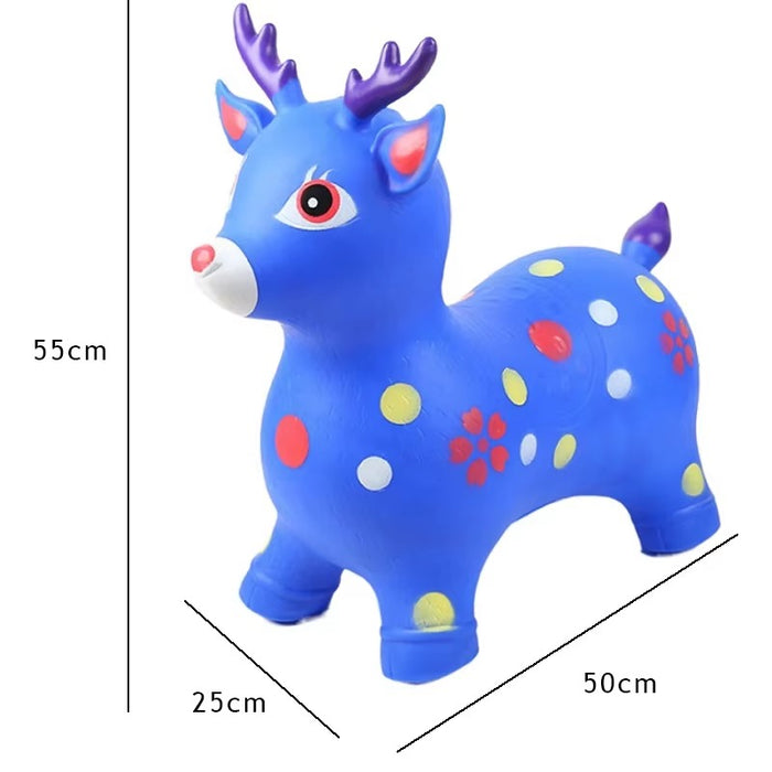 Deer Riding Jumping Bounce