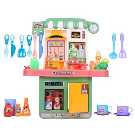 Mini Kitchen Set with Spray 33 Pieces