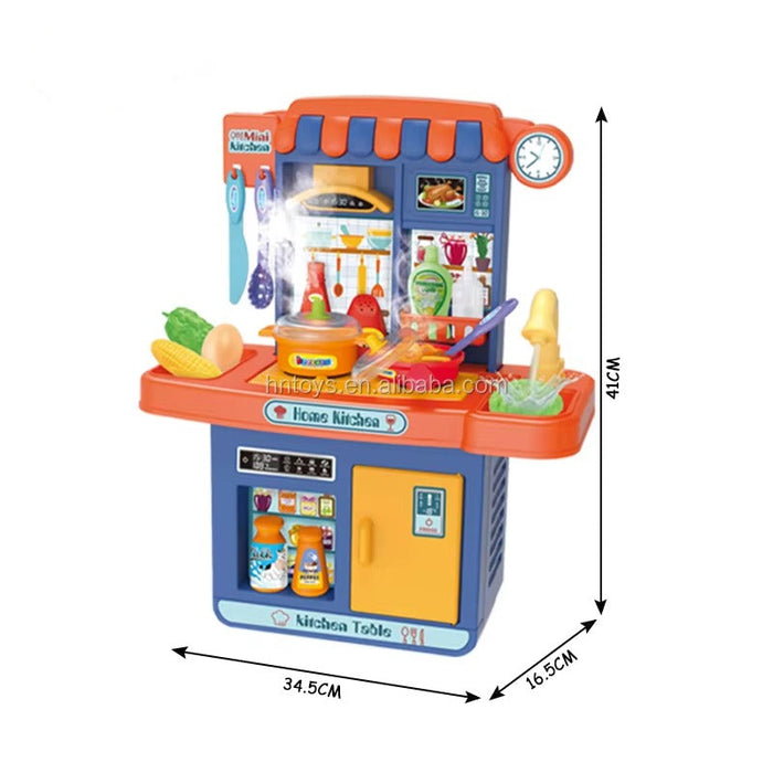 Mini Kitchen Set with Spray 33 Pieces
