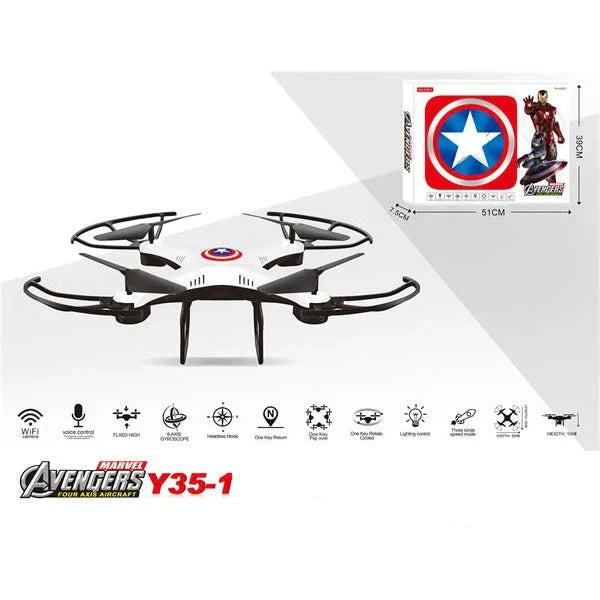 RC Marvel Avengers Aircraft with Lights