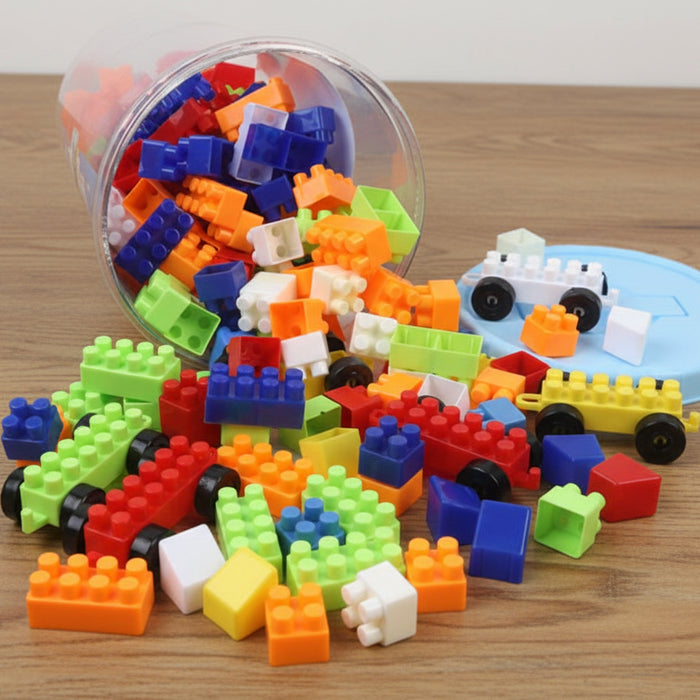 Colorful Building Blocks Bucket 170 Pieces