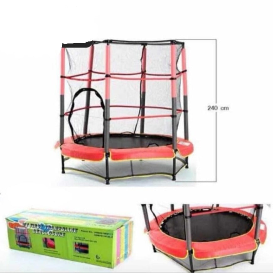 Buy Kids Jumping Trampoline with Safety Net Online in Pakistan — Khanaan.pk