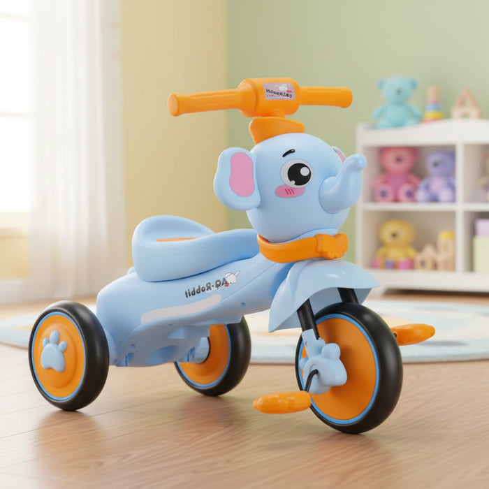 Cute Elephant Shape Kids Tricycle