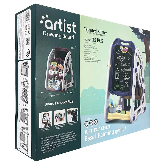2 in 1 Artist Magnetic Drawing Board