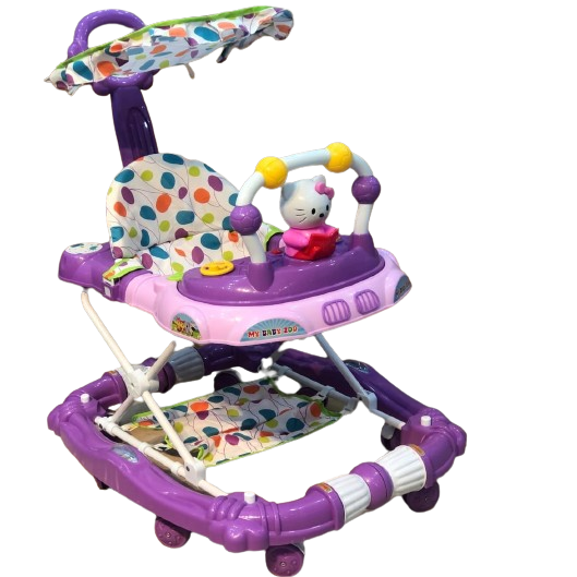 Hello Kitty Using Walker Buy 2 in 1 Hello Kitty Baby Walker with Music Online in Pakistan ...