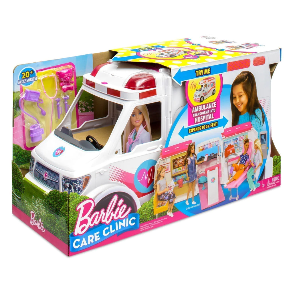 Buy Barbie Care Clinic Car FRM19 Online in Pakistan Khanaan.pk