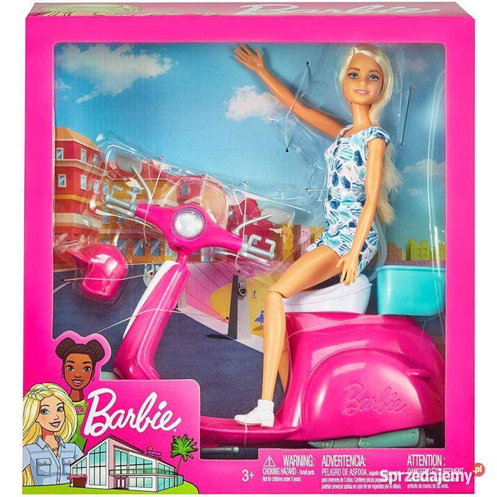 Barbie Doll with Scooter GBK85