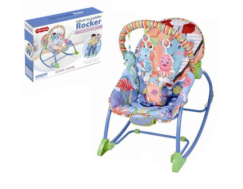 Elephant Style Infant To Tolder Baby Rocker Toy