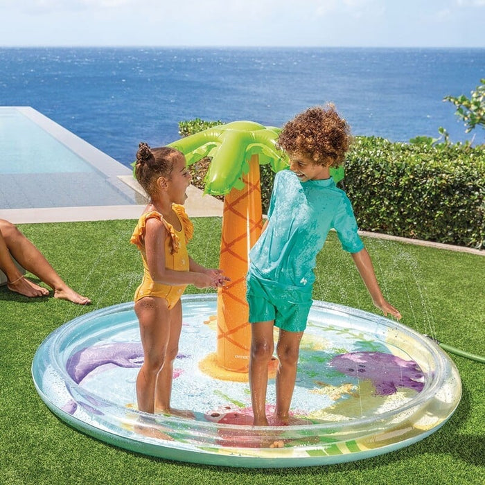 Intex 56433 Fish Bowl Pool with Palm Spray