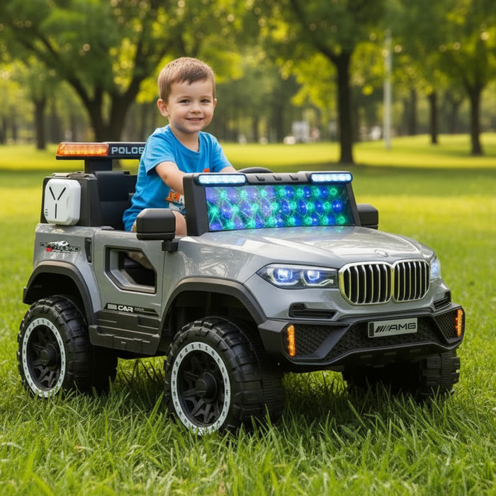 BMW Kids Police Ride on Jeep