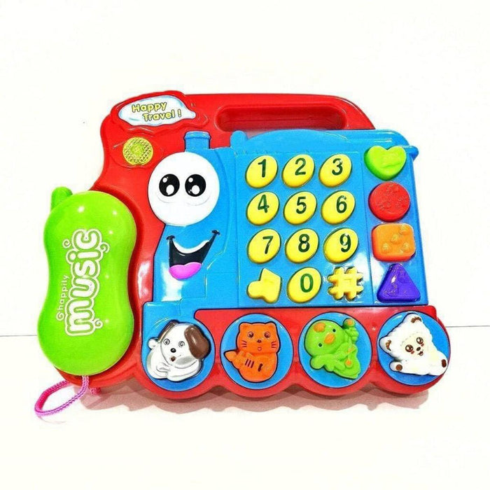 Cute Train Phone with Light & Sound