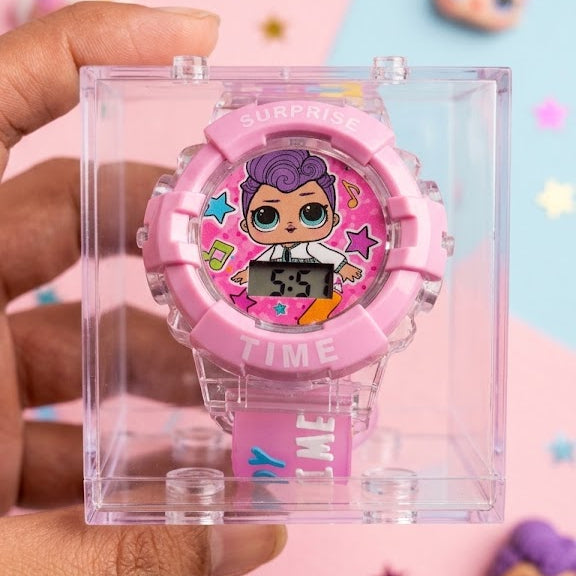 L.O.L. Surprise Kids Digital Spinner Watch with LED Light & Music