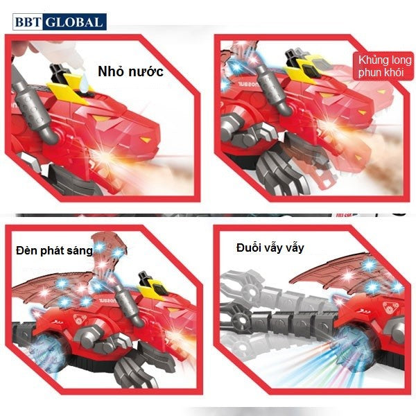 Swing Dragon Mechanical with Light & Music