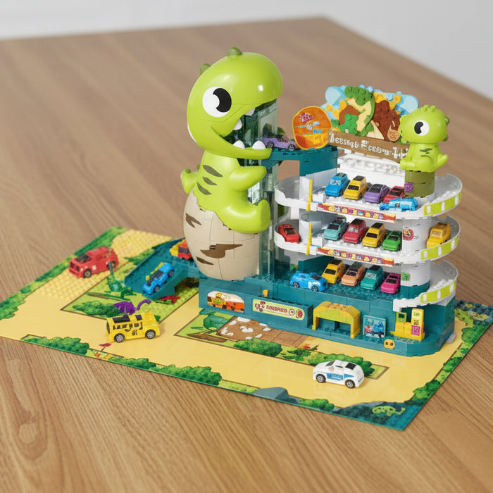 Dinosaur Parking Lot with Light & Sound